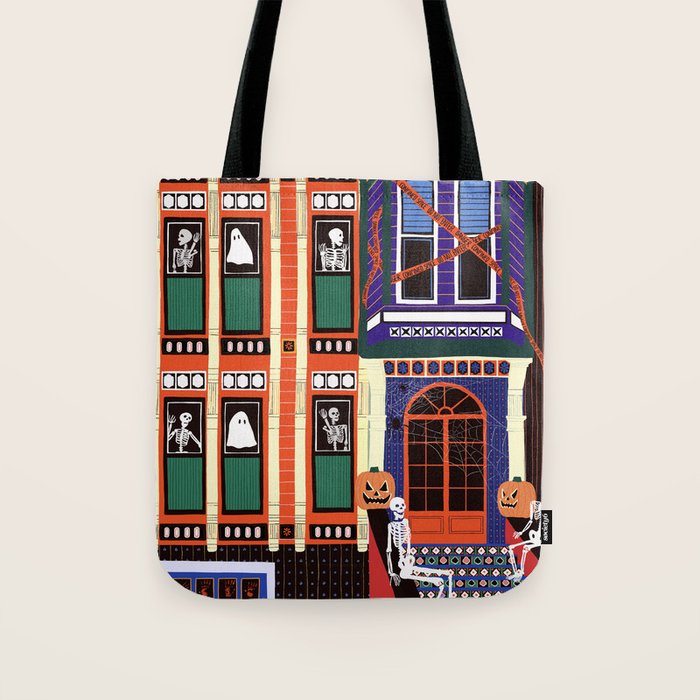 Haunted house - Halloween  Tote Bag Gallery Image 1