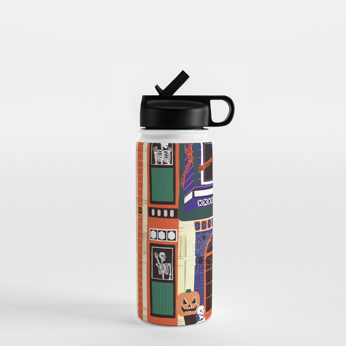 Haunted house - Halloween  Water Bottle Gallery Image 1
