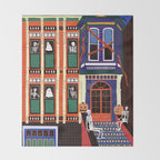Haunted house - Halloween  Throw Blanket Gallery Image 2