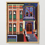Haunted house - Halloween  Serving Tray Gallery Image 1