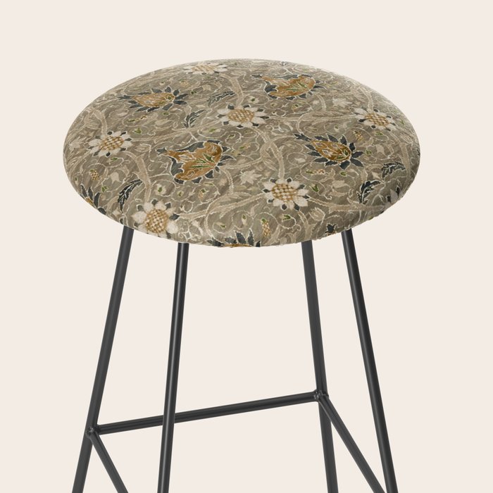 William Morris Montreal Grey Charcoal Stool Gallery Image 2