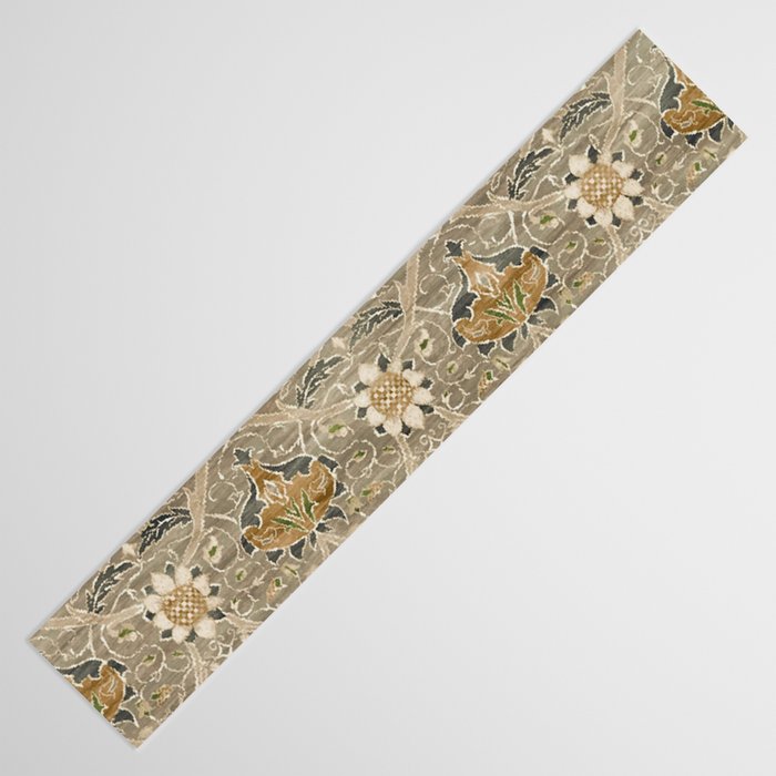 William Morris Montreal Grey Charcoal Table Runner Gallery Image 3