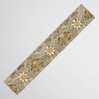 William Morris Montreal Grey Charcoal Table Runner Gallery Image 3
