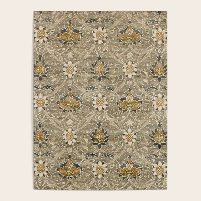 William Morris Montreal Grey Charcoal Poster Gallery Image 4