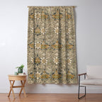 William Morris Montreal Grey Charcoal Window Curtain Gallery Image 5