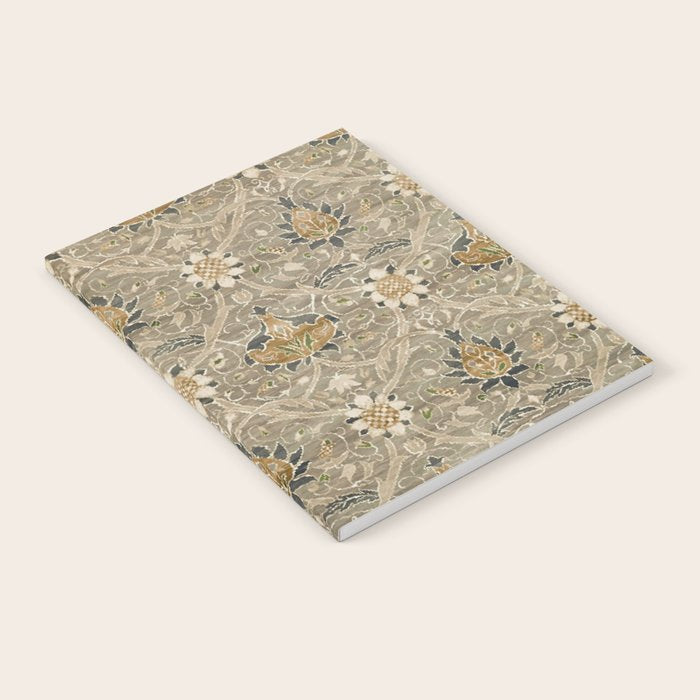 William Morris Montreal Grey Charcoal Notebook Gallery Image 1