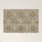 William Morris Montreal Grey Charcoal Welcome Mat Gallery Image 1
