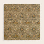 William Morris Montreal Grey Charcoal Wood Wall Art Gallery Image 1