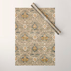 William Morris Montreal Grey Charcoal Wrapping Paper Gallery Image 1