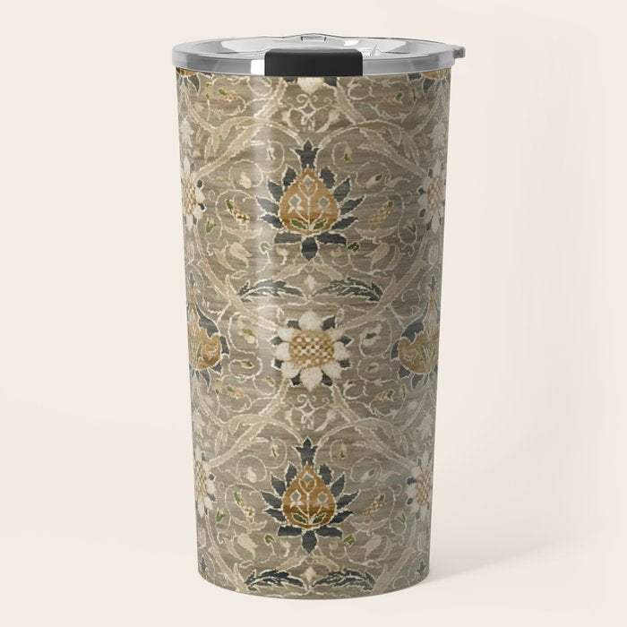 William Morris Montreal Grey Charcoal Travel Mug Gallery Image 1