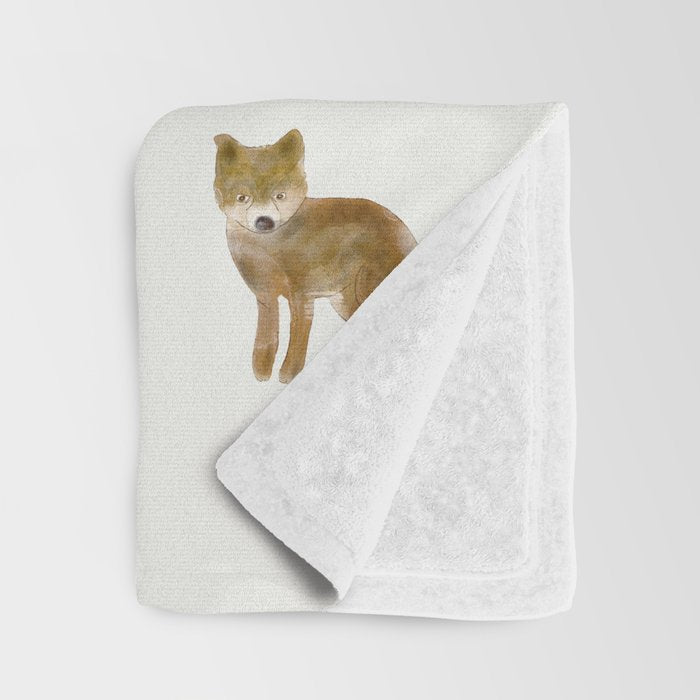 little nature friends Throw Blanket Gallery Image 3