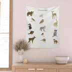 little nature friends Wall Tapestry Gallery Image 2