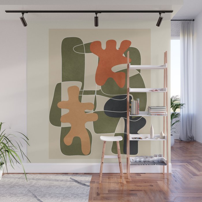 Organic Rhythms 3 Wall Mural Gallery Image 1