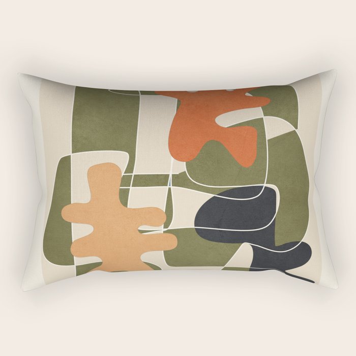 Organic Rhythms 3 Rectangular Pillow Gallery Image 2