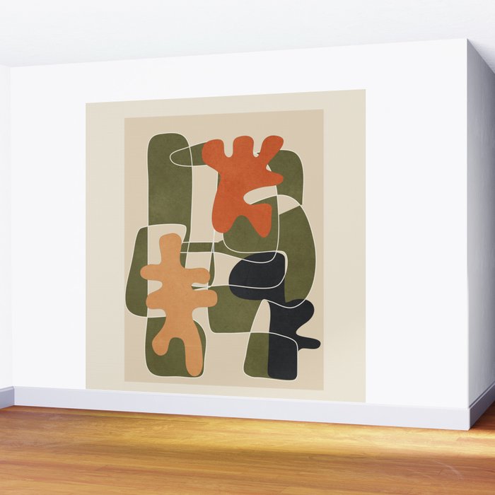 Organic Rhythms 3 Wall Mural Gallery Image 2