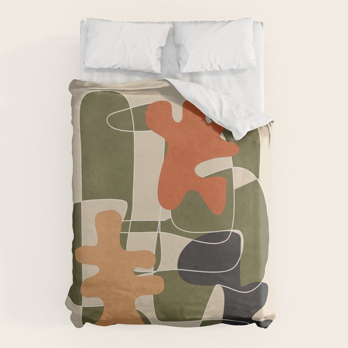 Organic Rhythms 3 Duvet Cover Gallery Image 1