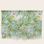 Birds on the leaves of the jungle Wall Hanging Gallery Image 1