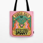 KINDA SAD BUT STAYING GROOVY Tote Bag Gallery Image 1