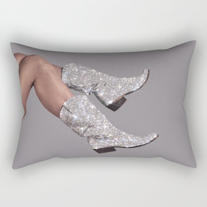 These Boots - Glitter After Hours Rectangular Pillow Gallery Image 1