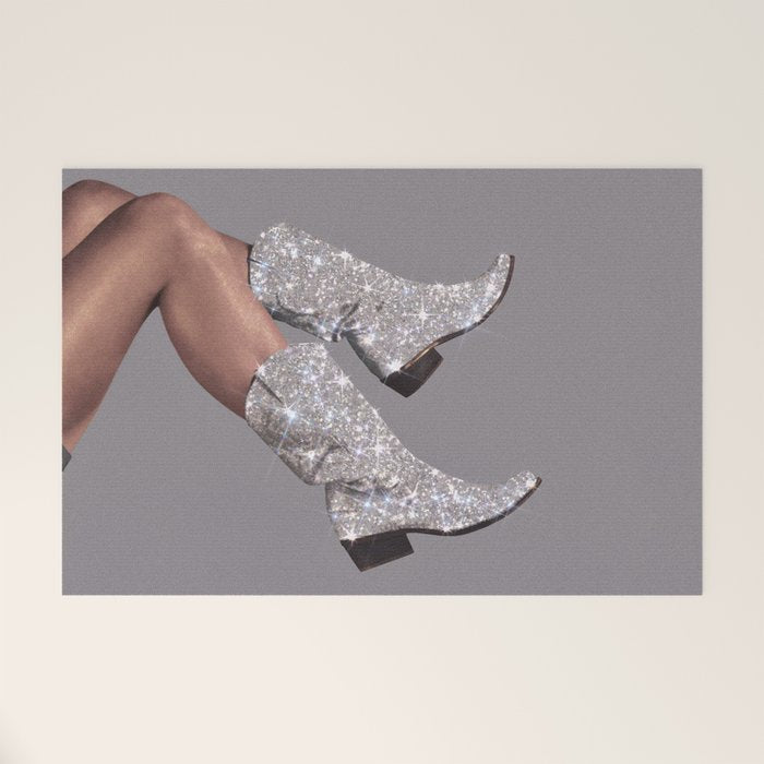 These Boots - Glitter After Hours Welcome Mat Gallery Image 1