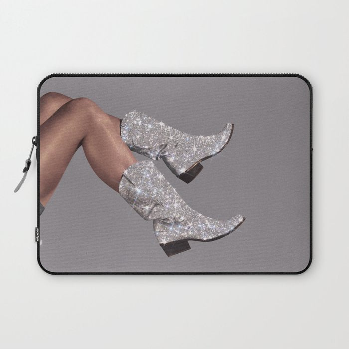These Boots - Glitter After Hours Laptop Sleeve Gallery Image 1