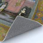 Prince Climbing Tower Manuscript Mughal India Rug Gallery Image 4