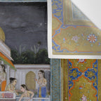Prince Climbing Tower Manuscript Mughal India Wall Tapestry Gallery Image 3