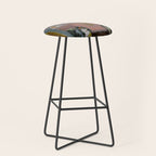 Prince Climbing Tower Manuscript Mughal India Stool Gallery Image 1