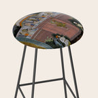 Prince Climbing Tower Manuscript Mughal India Stool Gallery Image 2