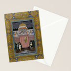 Prince Climbing Tower Manuscript Mughal India Stationery Card Gallery Image 2
