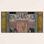 Prince Climbing Tower Manuscript Mughal India Desk Mat Gallery Image 3