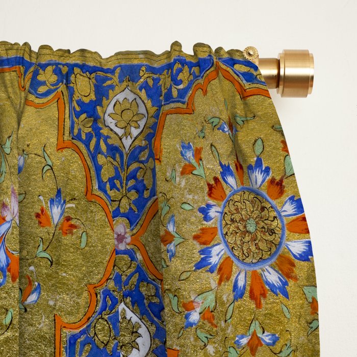 Prince Climbing Tower Manuscript Mughal India Window Curtain Gallery Image 2
