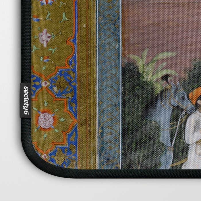 Prince Climbing Tower Manuscript Mughal India Laptop Sleeve Gallery Image 3