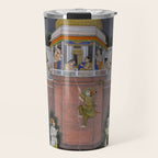 Prince Climbing Tower Manuscript Mughal India Travel Mug Gallery Image 1