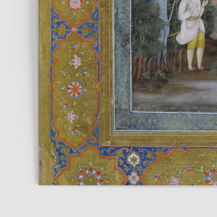 Prince Climbing Tower Manuscript Mughal India Poster Gallery Image 3