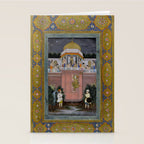 Prince Climbing Tower Manuscript Mughal India Stationery Card Gallery Image 2
