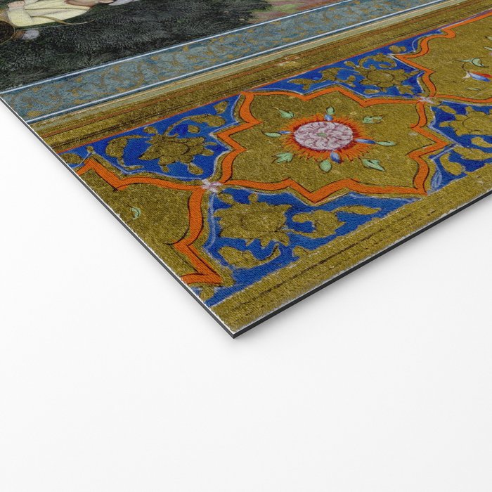Prince Climbing Tower Manuscript Mughal India Welcome Mat Gallery Image 2