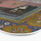 Prince Climbing Tower Manuscript Mughal India Bath Mat Gallery Image 3