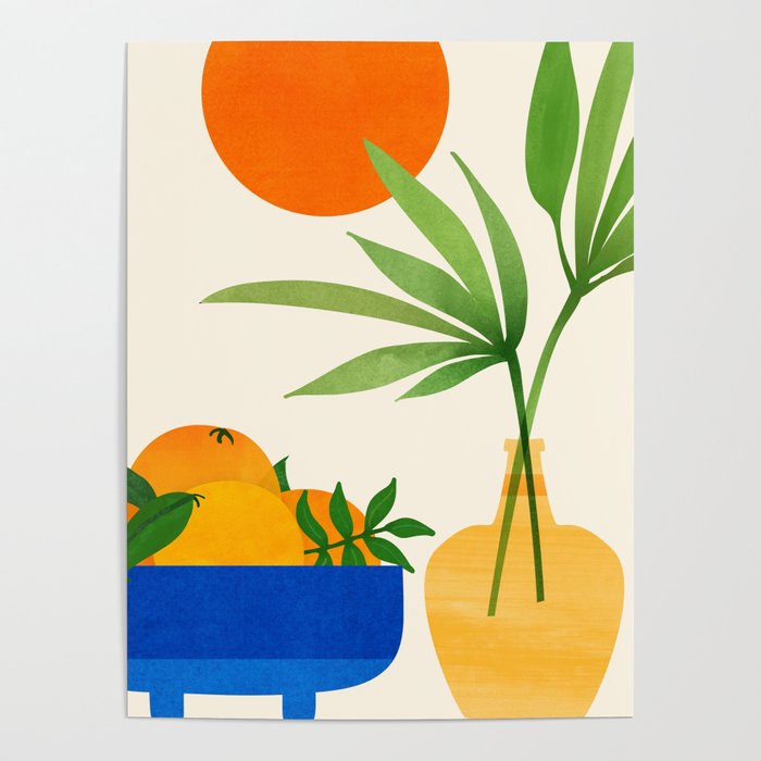 Sunny Fruit Bowl / Tropical Fruit Series Poster Gallery Image 4
