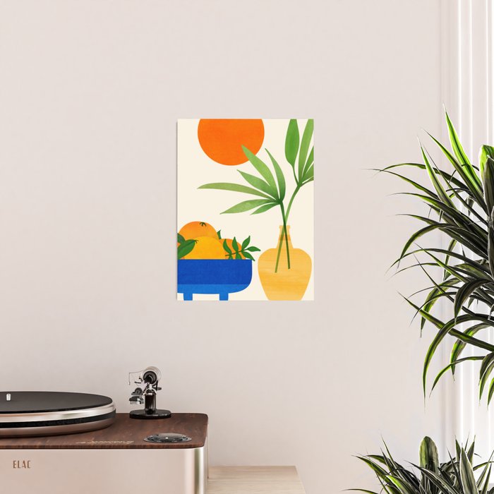 Sunny Fruit Bowl / Tropical Fruit Series Poster Gallery Image 2