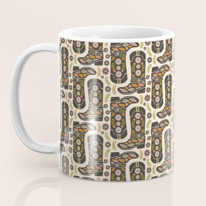 Cowboy boots and flowers Coffee Mug Gallery Image 3