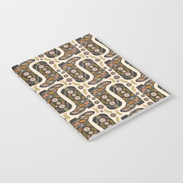 Cowboy boots and flowers Notebook Gallery Image 2