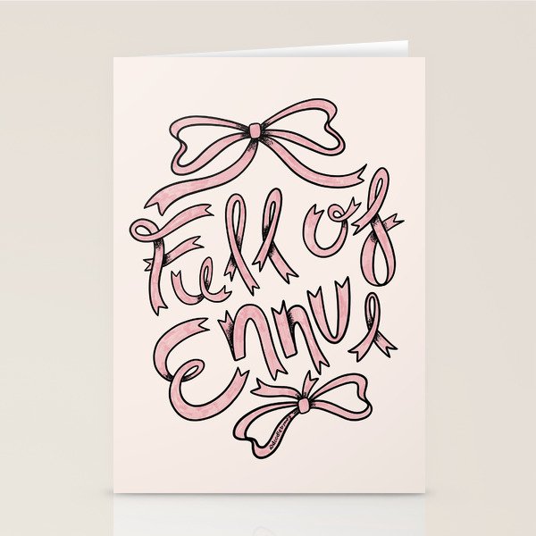 Full of Ennui Stationery Card Gallery Image 2