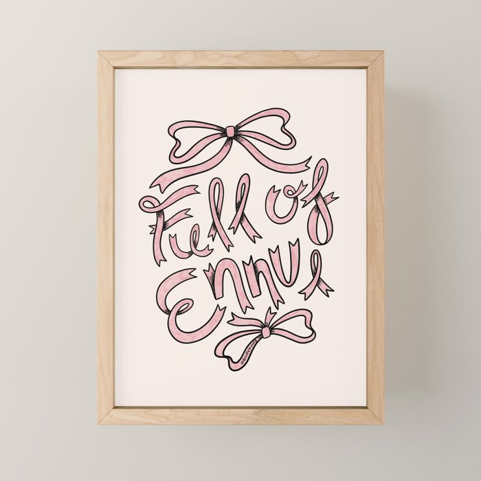 Full of Ennui Mini Art Print Gallery Image 1