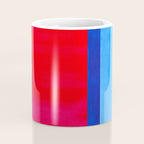 Cerulean Blue Red  Coffee Mug Gallery Image 4