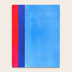 Cerulean Blue Red  Notebook Gallery Image 4