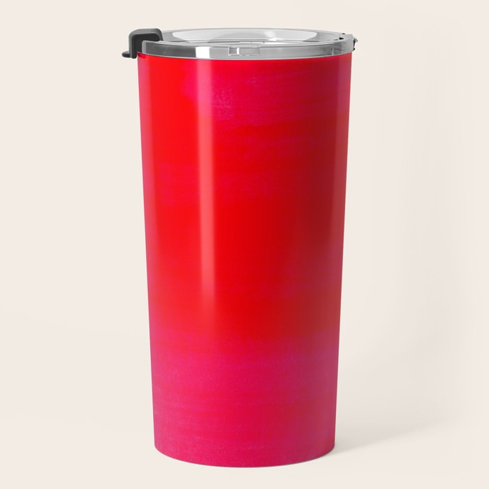 Cerulean Blue Red  Travel Mug Gallery Image 3