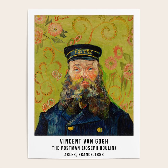 The Postman (Joseph Roulin) by Vincent Van Gogh Poster Gallery Image 1