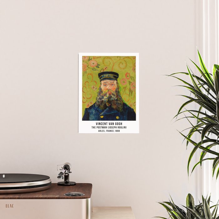 The Postman (Joseph Roulin) by Vincent Van Gogh Poster Gallery Image 2