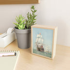 Vintage Ship Art Mini Art Print Gallery Image 2
